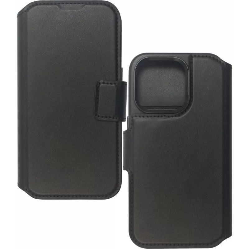 Etui eSTUFF ES67160101 do smartfona 17 cm (6,7 cala) Etui portfelowe Czarny