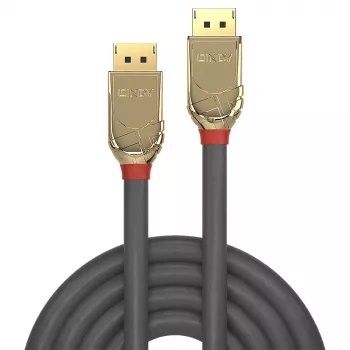 Lindy 3m DisplayPort 1.4 kabel, Gold Line