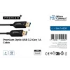 Microconnect USB3.0AA15BOP kabel USB USB 3.2 Gen 1 (3.1 Gen 1) 15 m USB A Czarny