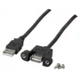 Kabel USB Microconnect USBAAF1PANEL2 USB 2.0 1,8 m USB A Czarny