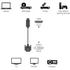 Adapter kabla wideo Techly ICOC-HDMI-D-045 5 m DVI-D czarny