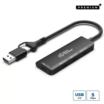 Koncentrator interfejsów Microconnect UC0070-5G-USB-C-4IN1-C