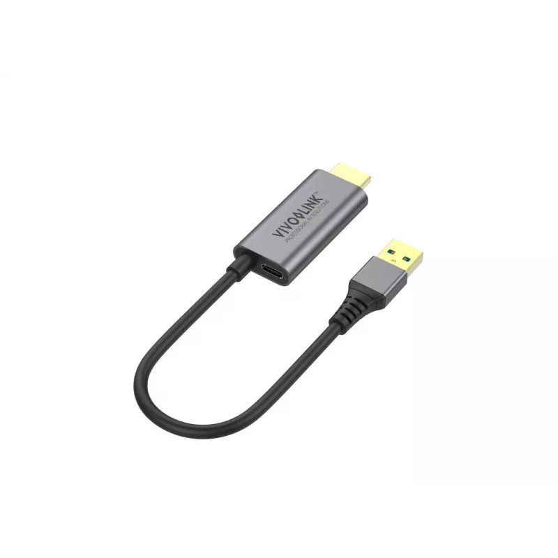 Adapter VivoLink HDMI & USB-A na USB-C PROADHDMI kompatybilny z rozdzielczością 4K