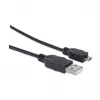 Kabel Manhattan USB-A na Micro-USB, 1,8 m, męski na męski, czarny, 480 Mb/s (USB 2.0), Hi-Speed USB, dożywotnia gwarancja, odpowiednik UUSBHAUB6.