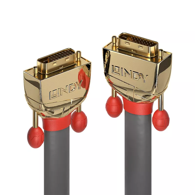 Lindy 15m Kabel DVI-D Dual Link, Gold Line
