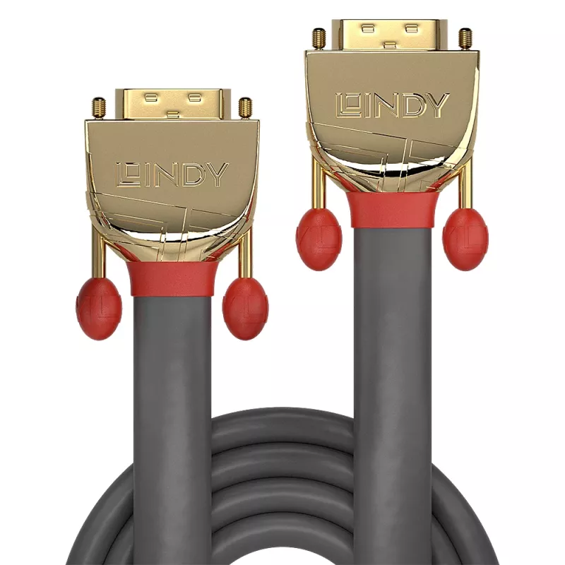 Lindy 15m Kabel DVI-D Dual Link, Gold Line
