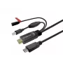 Kabel USB Vivolink PROUSBCHDMIUSBB5-CHARGE 5m szybkie ładowanie