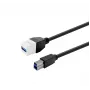 Przedłużacz VivoLink USB 3.0 typu A, złącze żeńskie na żeńskie, biały, PROKEYUSB3AFBM5W