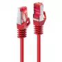 Lindy 47366 kabel sieciowy czerwony 3 m Cat6 S/FTP (S-STP)
