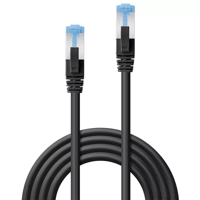 Kabel sieciowy Lindy 47418 czarny 10 m Cat6a S/FTP (S-STP)