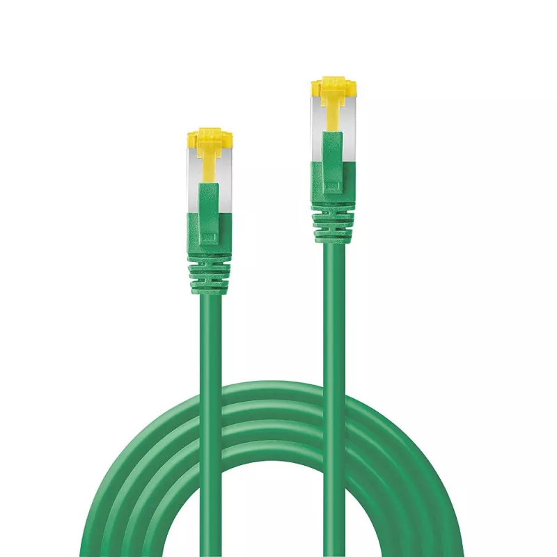 Kabel sieciowy Lindy 10m RJ45 S/FTP Cat7 Zielony