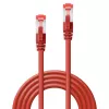 Lindy 47736 kabel sieciowy czerwony 5 m Kat.6 S/FTP (S-STP)