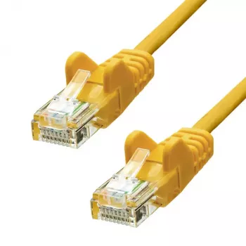 Kabel sieciowy ProXtend CAT5e U/UTP CCA PVC żółty 0,2m