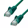 Kabel sieciowy ProXtend CAT5e U/UTP CCA PVC Zielony 0,25m