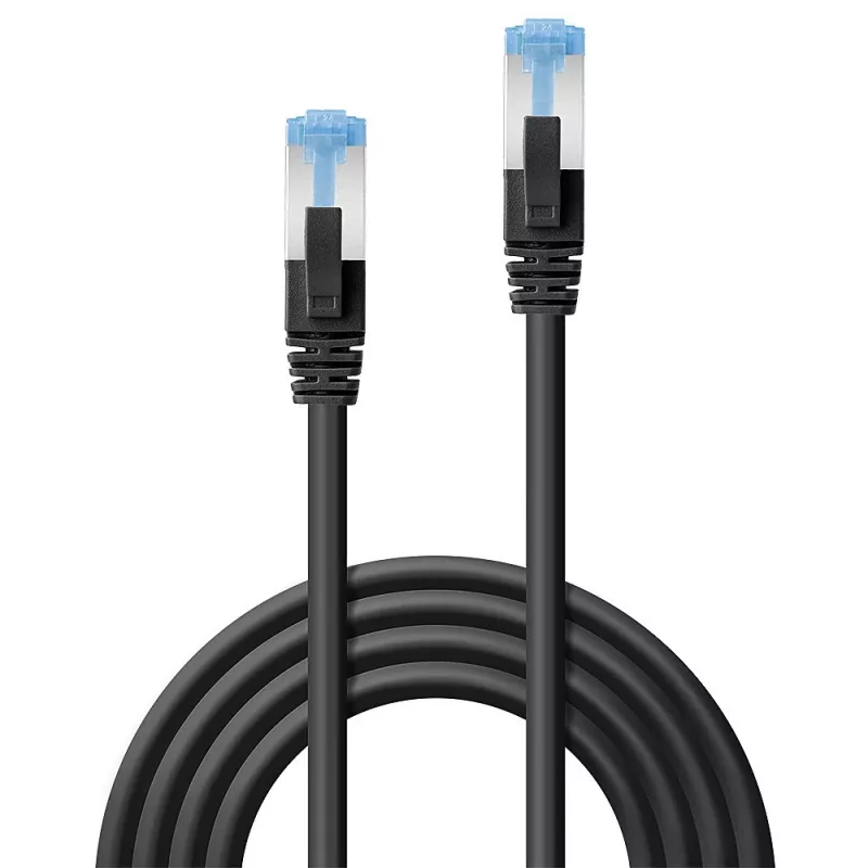 Lindy 47179 kabel sieciowy Czarny 2 m Cat6a S/FTP (S-STP)