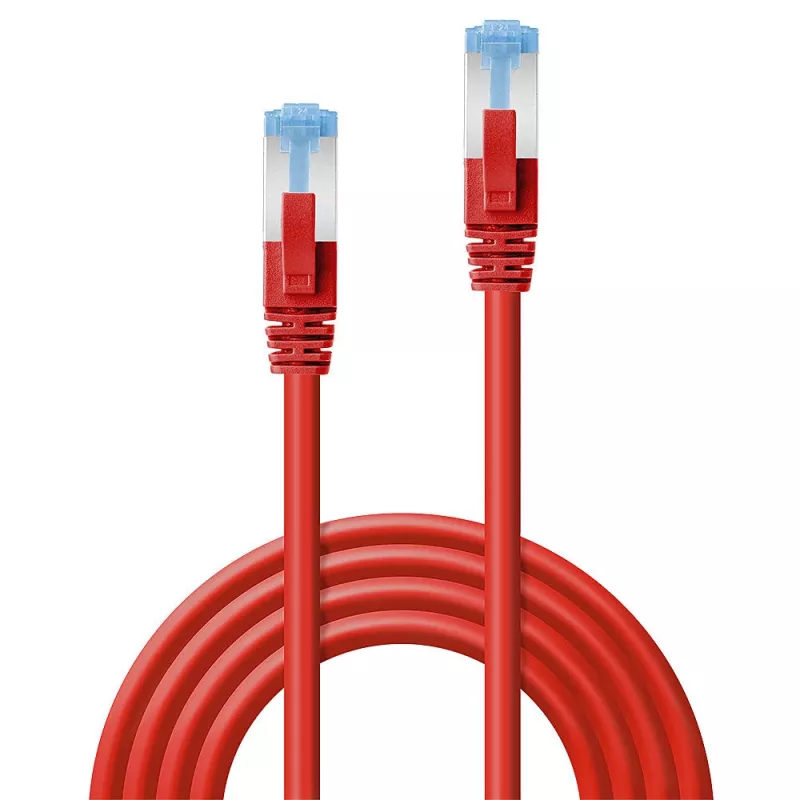 Lindy 47161 kabel sieciowy Czerwony 0,5 m Cat6a S/FTP (S-STP)