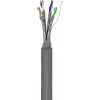 Kabel sieciowy Goobay CAT 6 U/UTP szary 100m