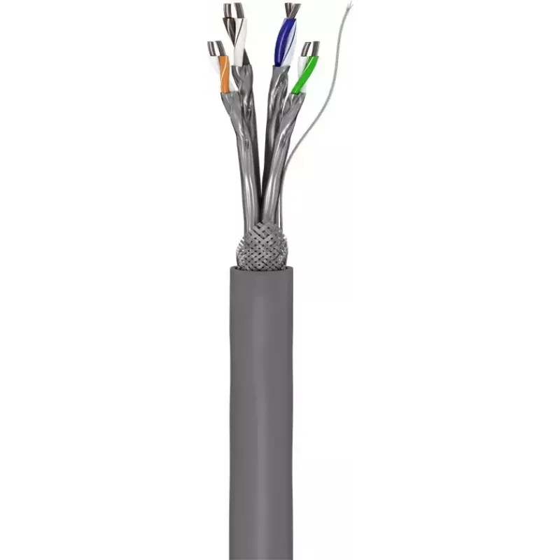 Kabel sieciowy Goobay CAT 6 U/UTP szary 100m