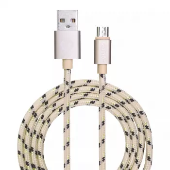 Kabel USB Garbot C-05-10194 1m USB A Micro-USB B Złoty
