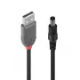 adapter kablowy USB A męski - DC 5.5/2.1 mm męski Lindy 70268
