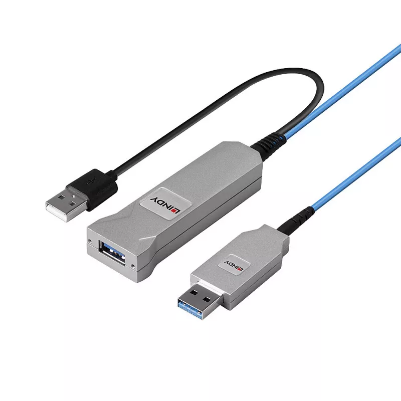Lindy 30m Światłowodowy kabel USB 3.0