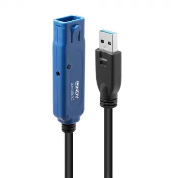 Lindy 20m USB 3.0 Aktywny Przedłużacz Pro USB A na USB A 5 Gbit/s