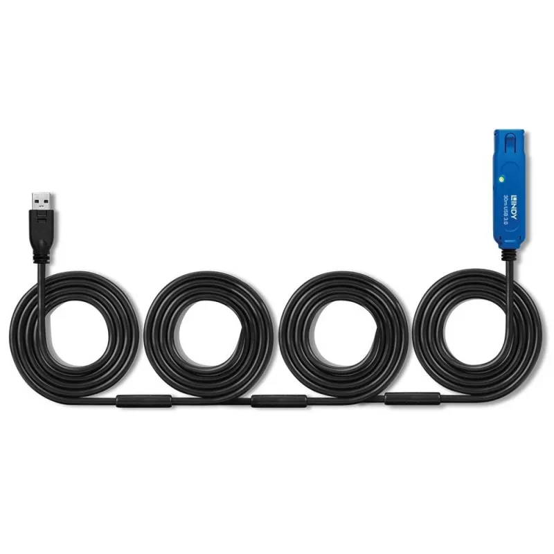 Lindy 30m USB 3.0 Active Extension Pro USB A do USB A 5 Gbit/s