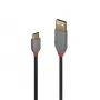 Kabel Lindy USB 2.0 Typ A na C, 0,5 m, Anthra Line