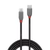 Lindy 0.5m USB 2.0 Type C do Micro-B Kabel, Linia Anthra