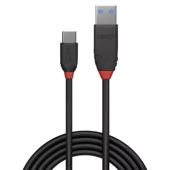 Kabel USB Lindy 36914 USB 3.2 Gen 1 (3.1 Gen 1) 0,15 m USB C USB A Czarny