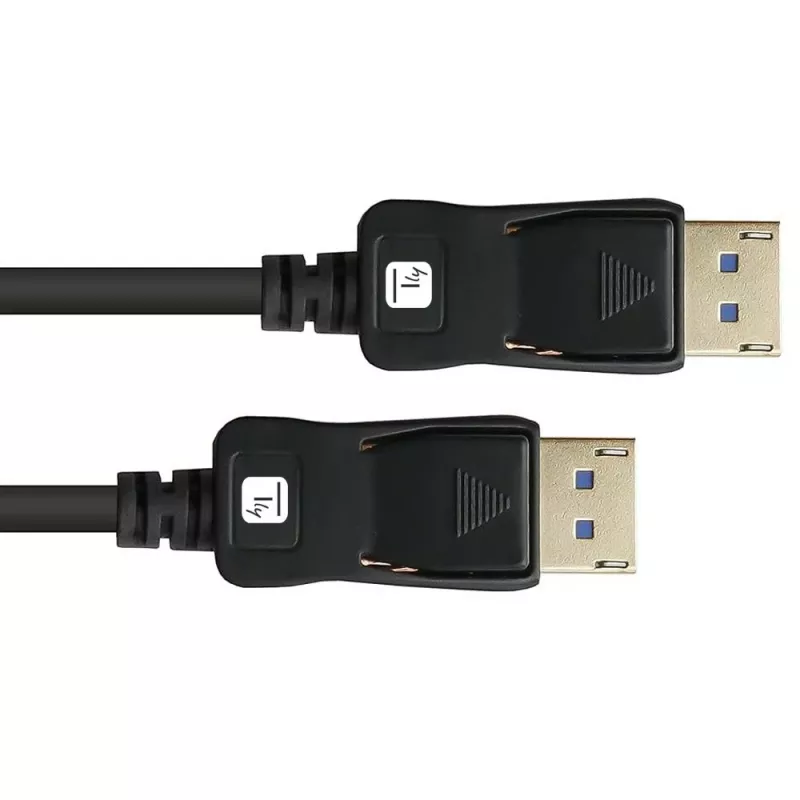 Techly ICOC-DSP-A21-010 kabel DisplayPort 1 m Czarny