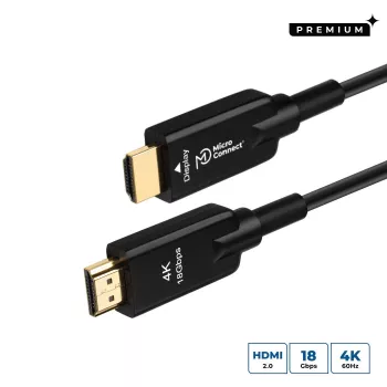 Kabel HDMI Microconnect HDM191950V2.0AOP 50 m HDMI typu A (standardowy) czarny