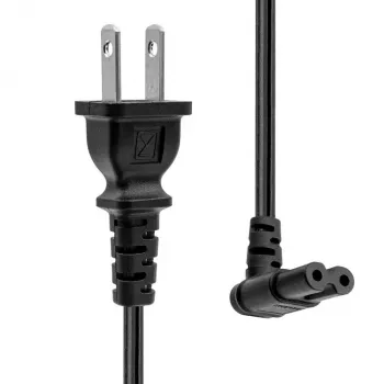 ProXtend Type A to kątowy C7 Power Cord Czarny 2m 125V 15A
