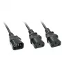 Lindy 2m kabel rozdzielacz IEC IEC C14 na 2 x IEC C13