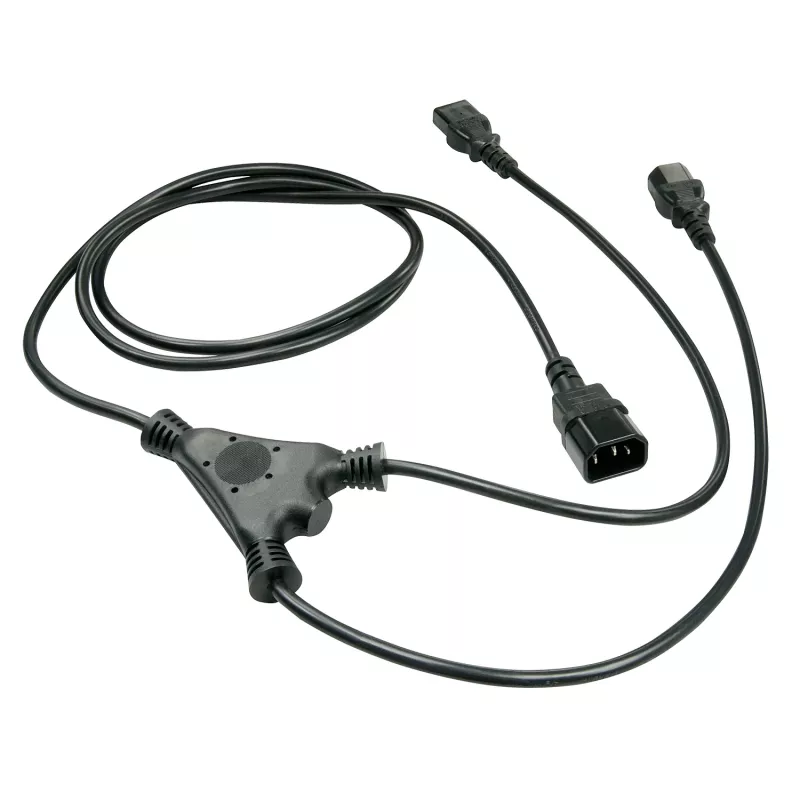 Lindy 2m kabel rozdzielacz IEC IEC C14 na 2 x IEC C13