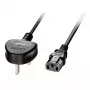 Kabel zasilający Lindy 5m wtyczka UK 3-pin na IEC C13, czarny, 5 m, gniazdo C13