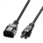 Lindy 5m Kabel zasilający C5 do C14, bezołowiowy