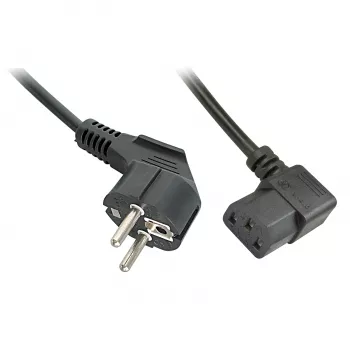Kabel zasilający Lindy 30309 Czarny 5 m CEE7/7 IEC 320
