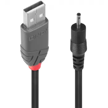 Lindy 1,5 m kabel USB na DC z wtykiem wewnętrznym 0,7 mm / zewnętrznym 2,5 mm