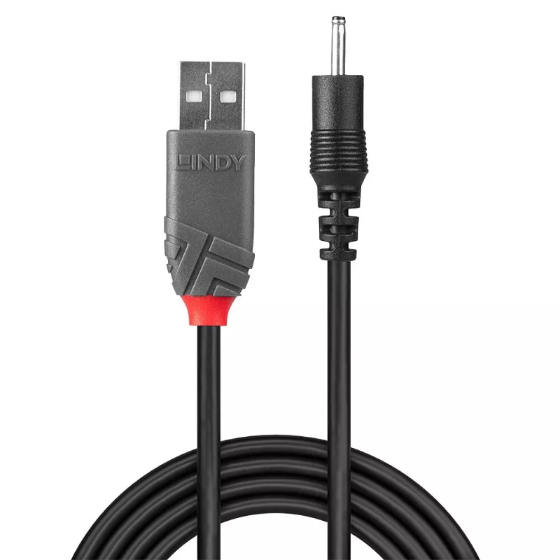 Lindy 1,5 m kabel USB na DC z wtykiem wewnętrznym 0,7 mm / zewnętrznym 2,5 mm
