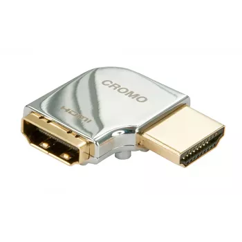 Lindy CROMO Męski HDMI na żeński HDMI adapter 90 stopni kąt prosty - prawy