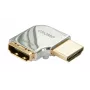 Lindy CROMO Męski HDMI na żeński HDMI adapter 90 stopni kąt prosty - prawy