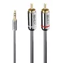 Kabel audio Lindy 1 m 3,5 mm na Phono, Linia Cromo