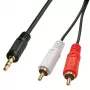 Lindy 2m Premium Phono To 3.5mm kabel