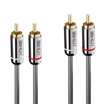Lindy 3m Dual Phono Audio kabel, Cromo Line
