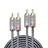 Lindy 5m Dual Phono Audio kabel, Cromo Line