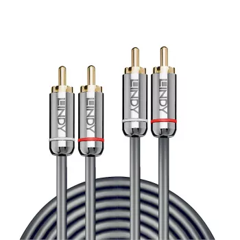Lindy 2m Dwukanałowy Kabel Audio Phono, Linia Cromo