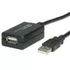 Przedłużacz USB 2.0 VALUE 12 m z repeaterem