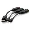 C2G Uniwersalny pierścień adaptera HDMI 4K Mini DisplayPort DisplayPort USB-C
