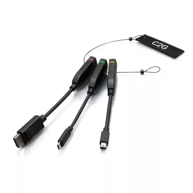 C2G Uniwersalny pierścień adaptera HDMI 4K Mini DisplayPort DisplayPort USB-C